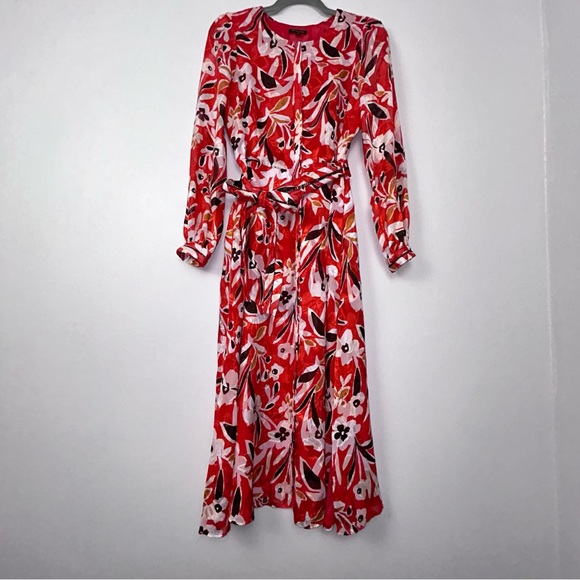 Massimo Dutti Dresses & Skirts - Massimo Dutti JACQUARD DRESS WITH LACE TRIM DETAIL